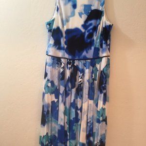 Tie Dye Summer Mother of the Bride Pleated Skirt